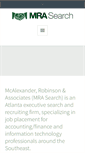 Mobile Screenshot of mrasearch.net